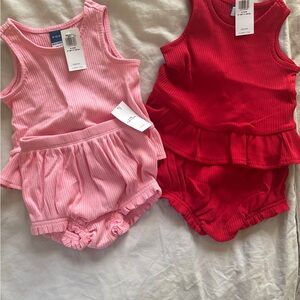 Old Navy Kids Matching Sets - Pink and Red